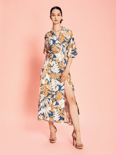 Tropical Queen Midi Dress
